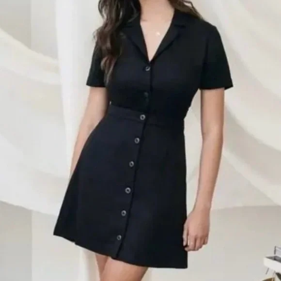 Vetta Capsule The Notch Collar Two Piece Dress - Picture 1 of 7